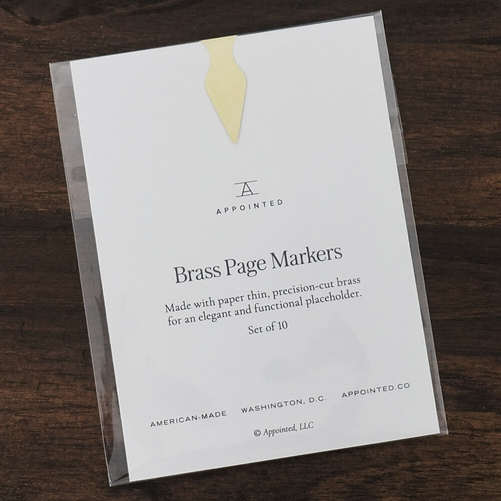 Brass Page Markers | Appointed