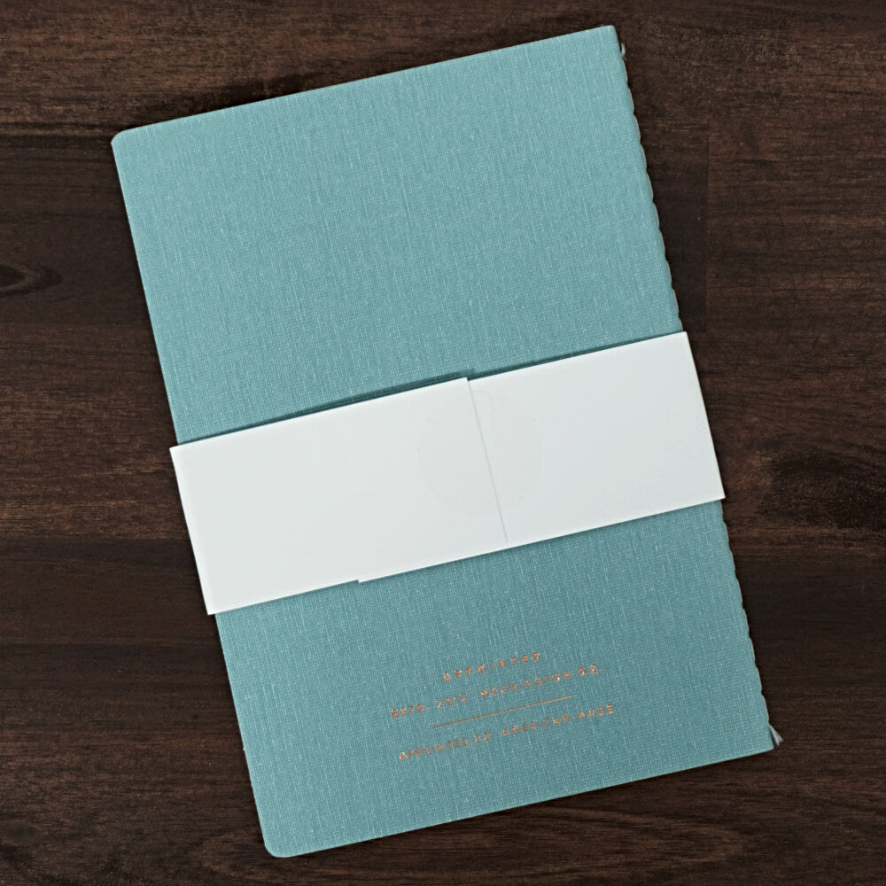 DISCOUNTED | Mini Linen Jotter | Chambray Blue | Appointed