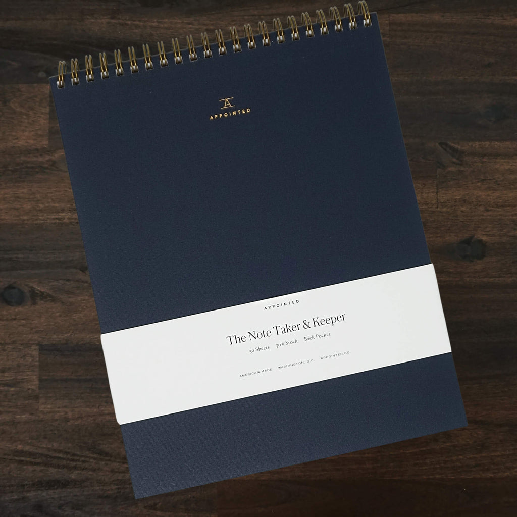 The Note Taker & Keeper | Oxford Blue | Appointed
