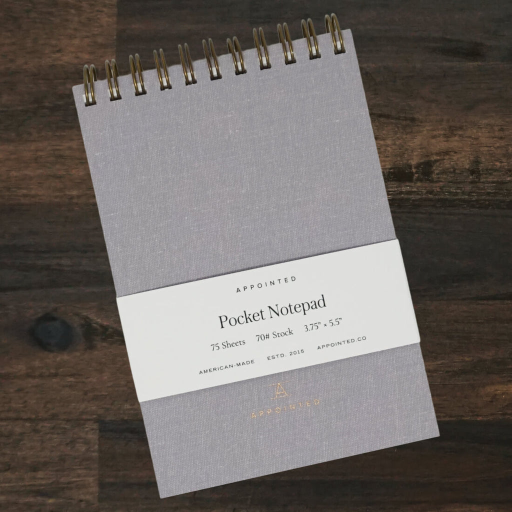 Pocket Notepad | Lavender Gray | Appointed