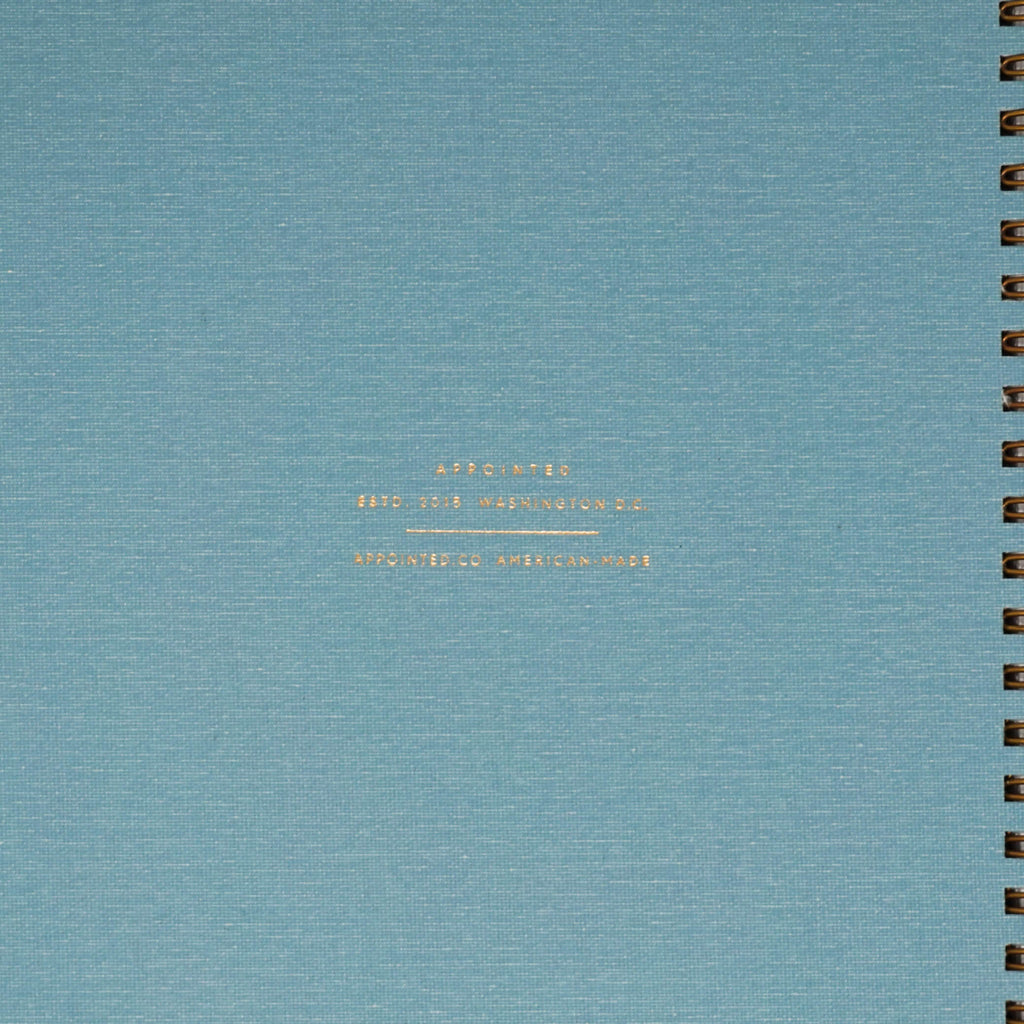 The Workbook | Blank | Chambray Blue | Appointed