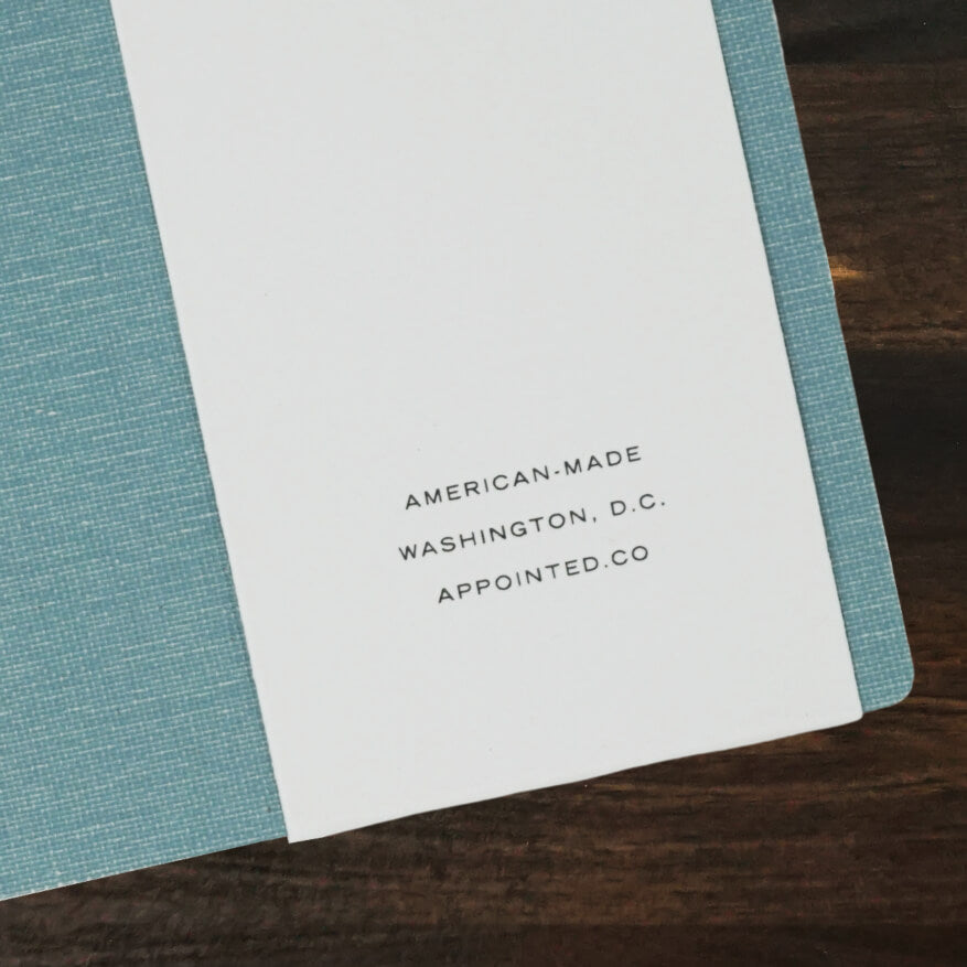 The Workbook | Blank | Chambray Blue | Appointed