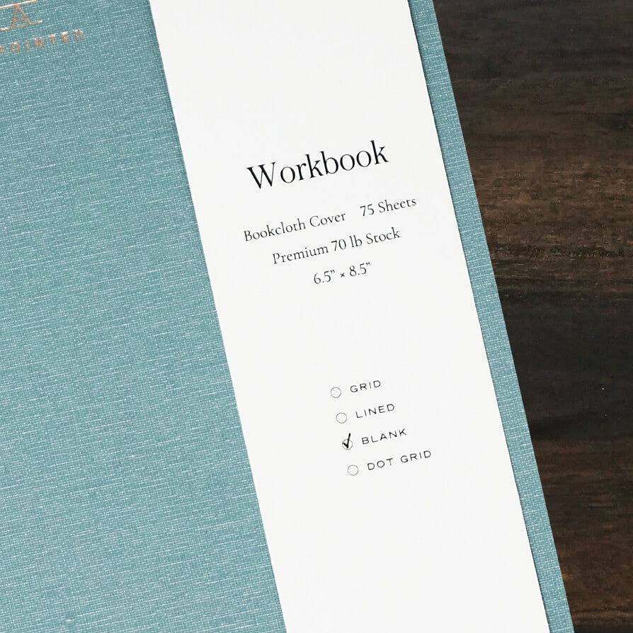 The Workbook | Blank | Chambray Blue | Appointed