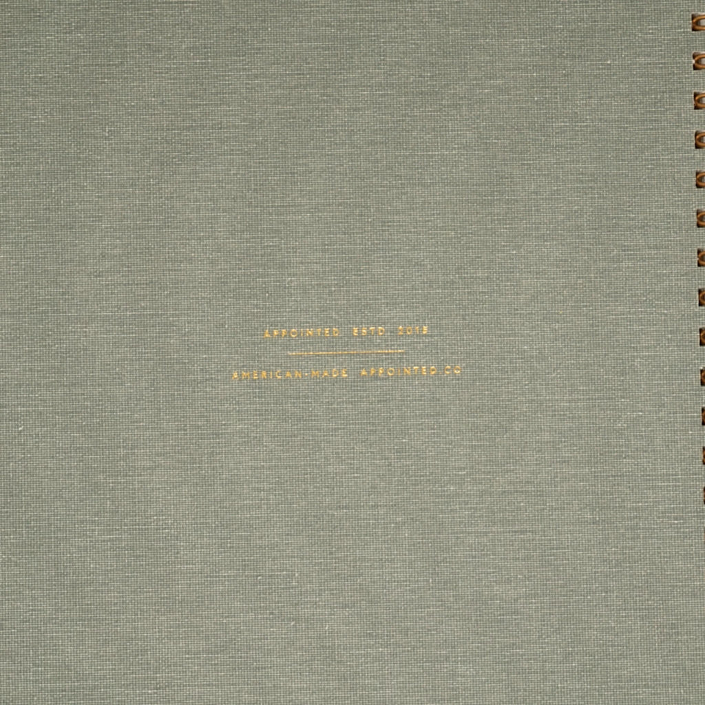 The Workbook | Blank | Dove Gray | Appointed
