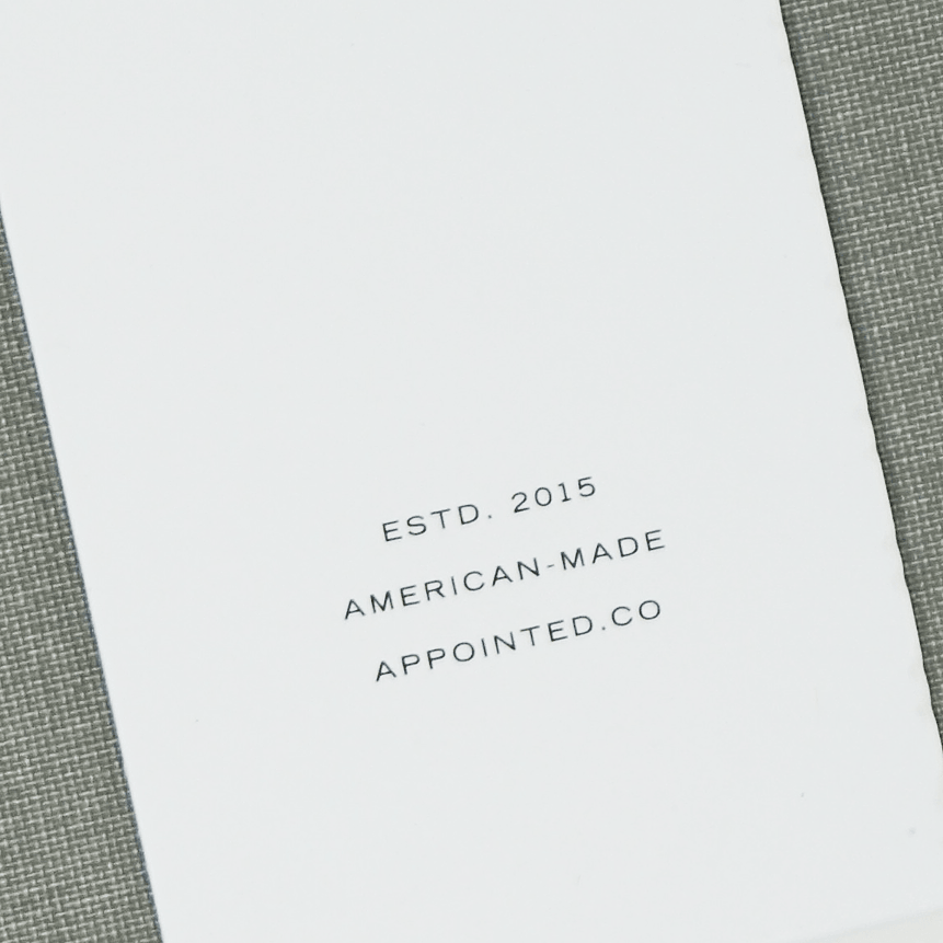 The Workbook | Blank | Dove Gray | Appointed