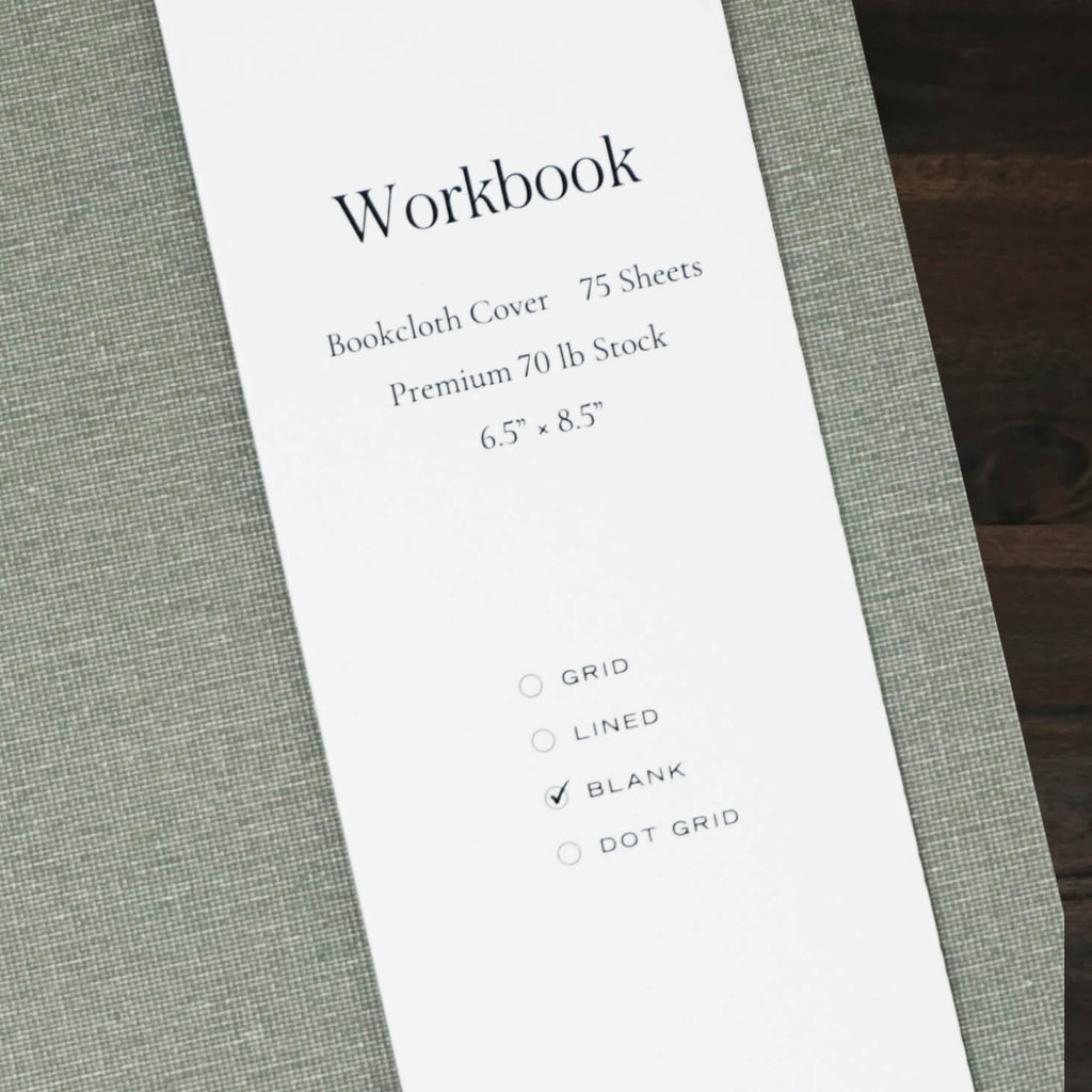 The Workbook | Blank | Dove Gray | Appointed