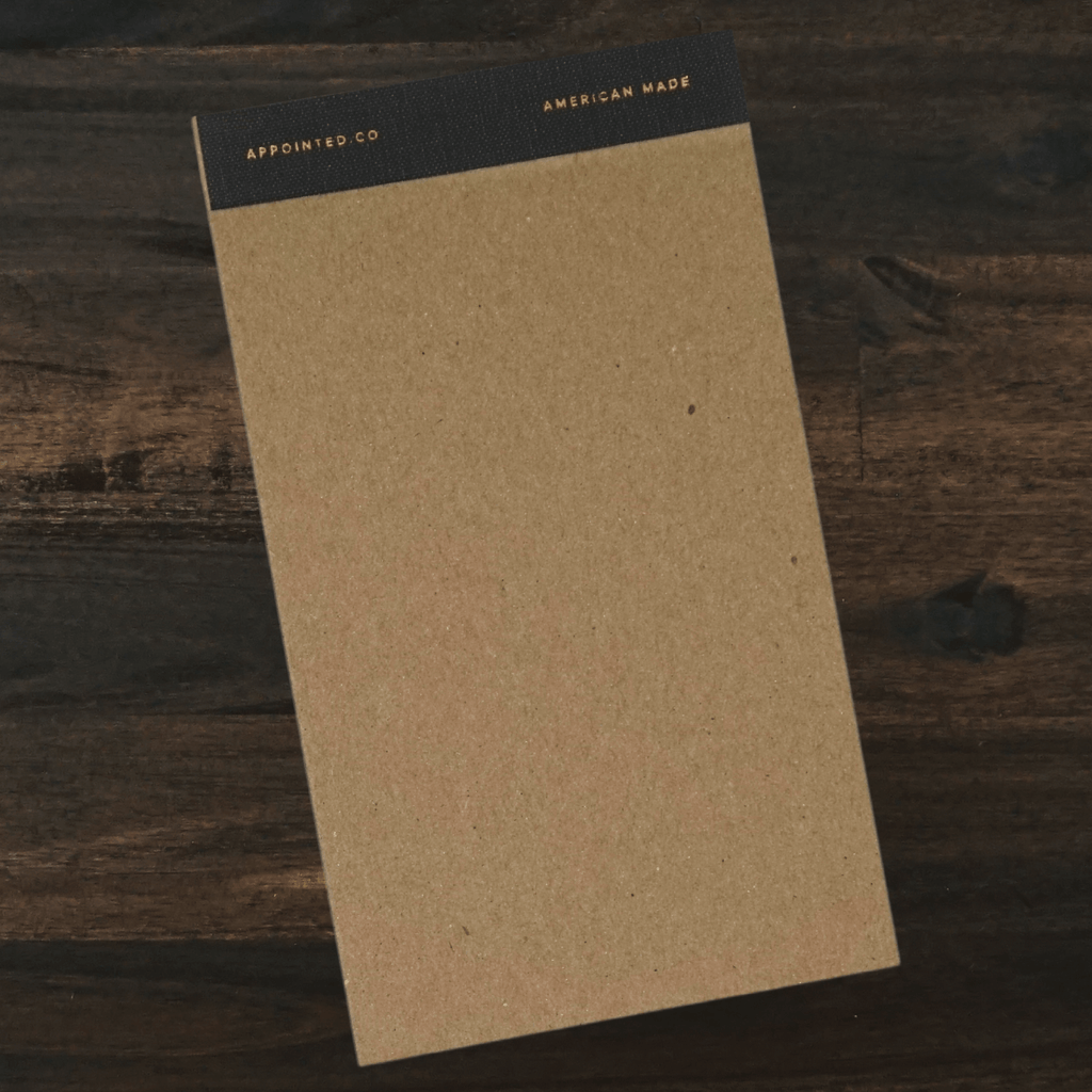 To Do Pad | Charcoal Gray | Appointed