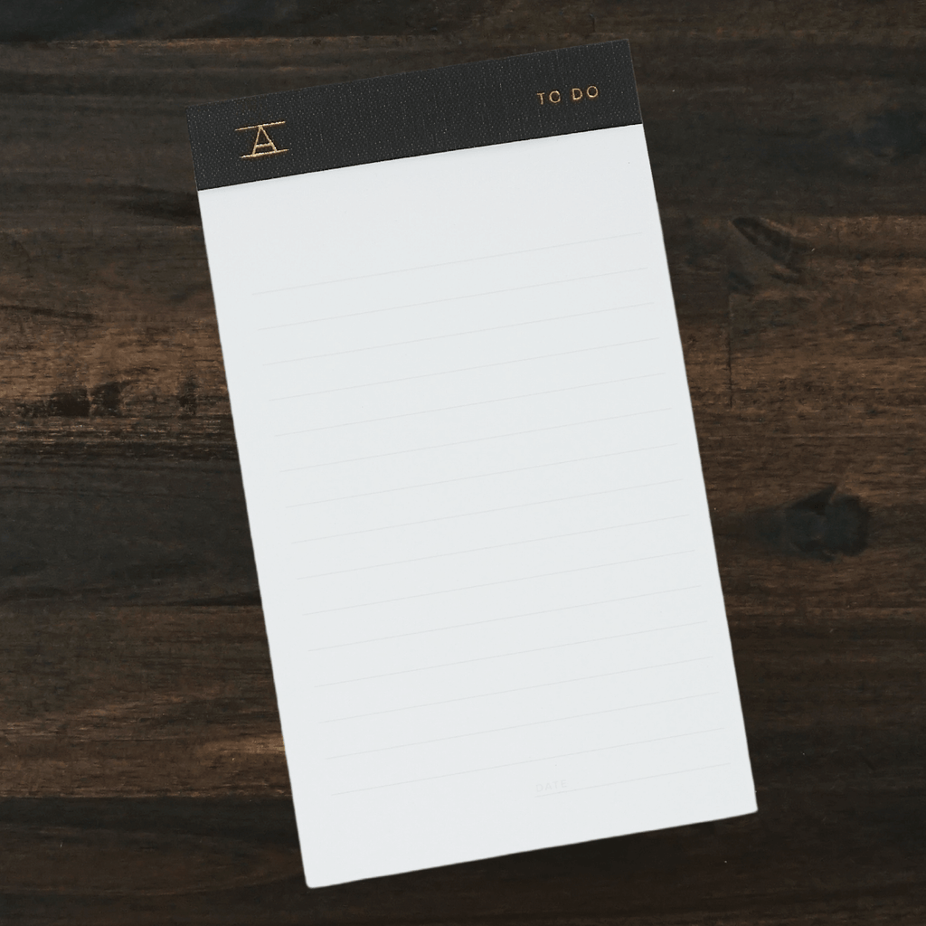 DISCOUNTED | To Do Pad | Charcoal Gray | Appointed