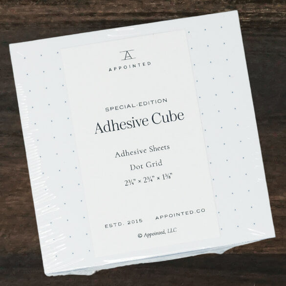 Adhesive Cube | Chambray Blue | Appointed