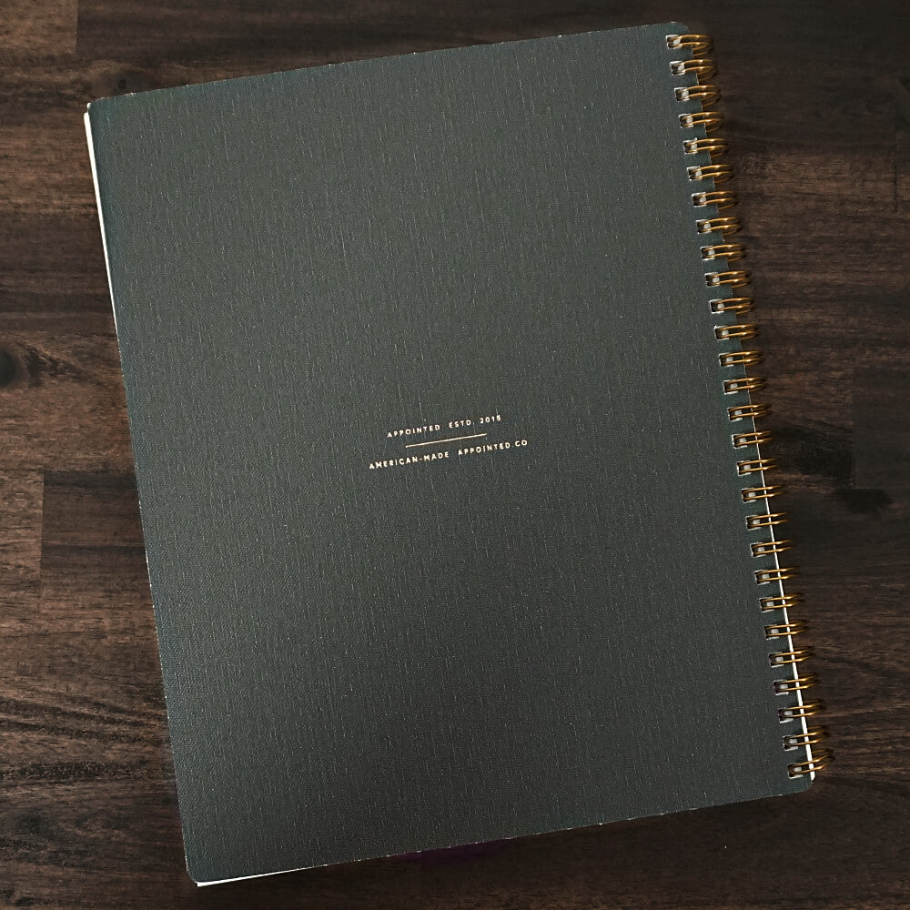 DISCOUNTED | The Notebook | Lined | Charcoal Gray | Appointed