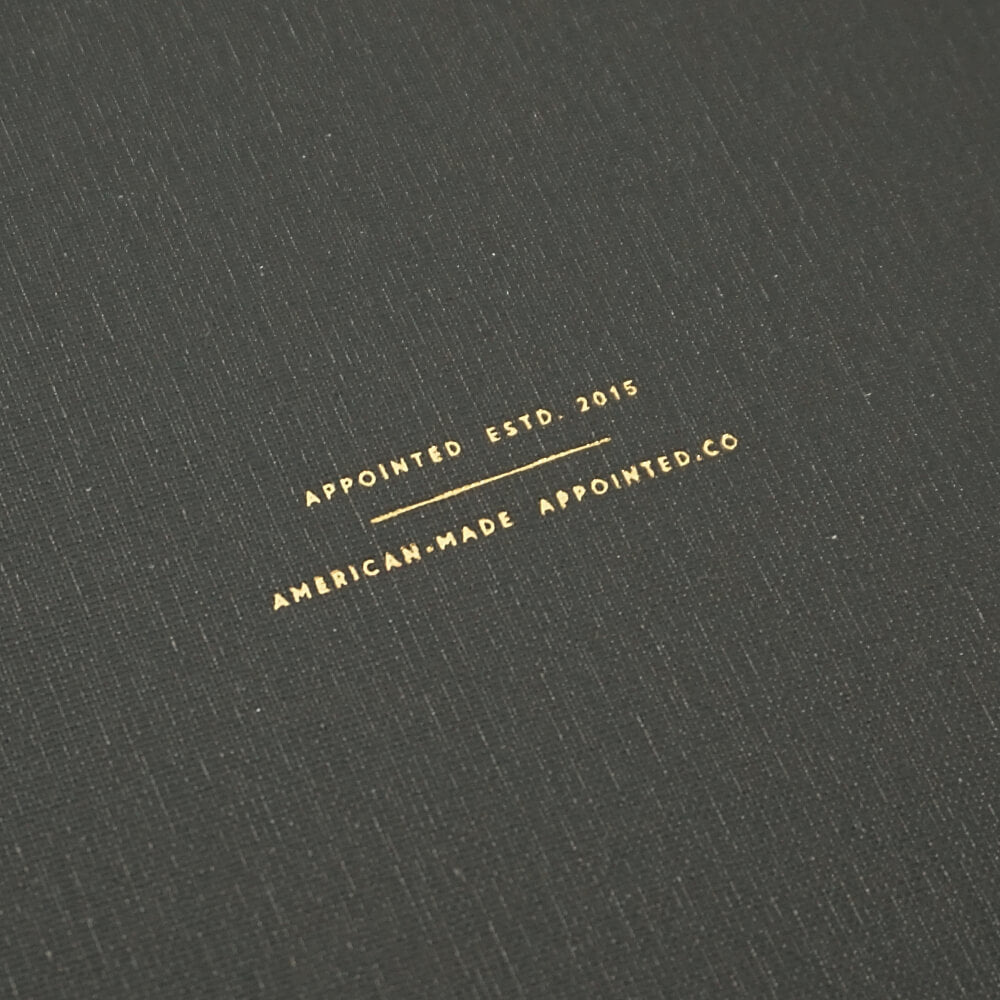 The Notebook | Lined | Charcoal Gray | Appointed