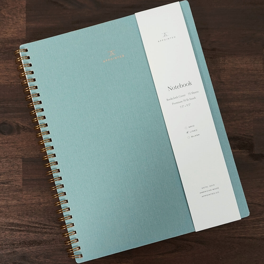 The Notebook | Lined | Chambray Blue | Appointed