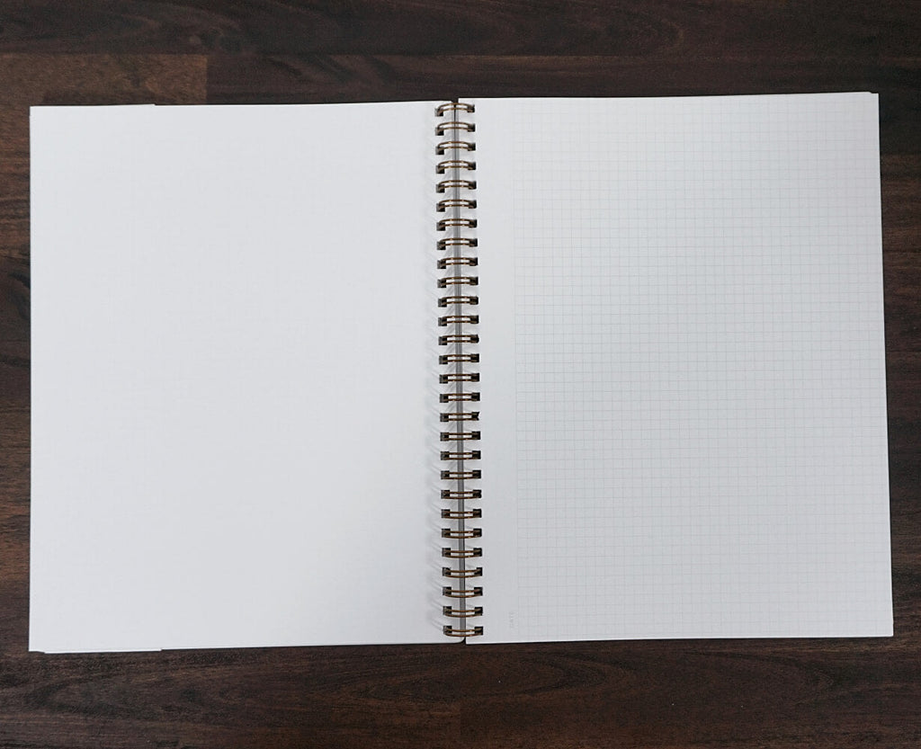 DISCOUNTED | The Notebook | Grid | Charcoal Gray | Appointed
