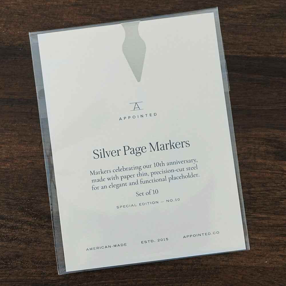 Steel Page Markers | Appointed