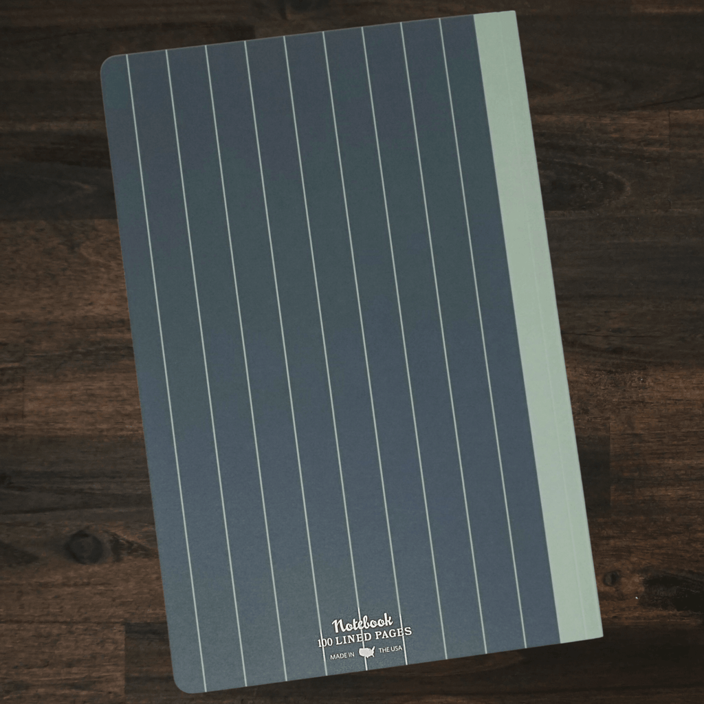 Lined Notebook Journal | Blue Stripes Menswear | Belle & Union