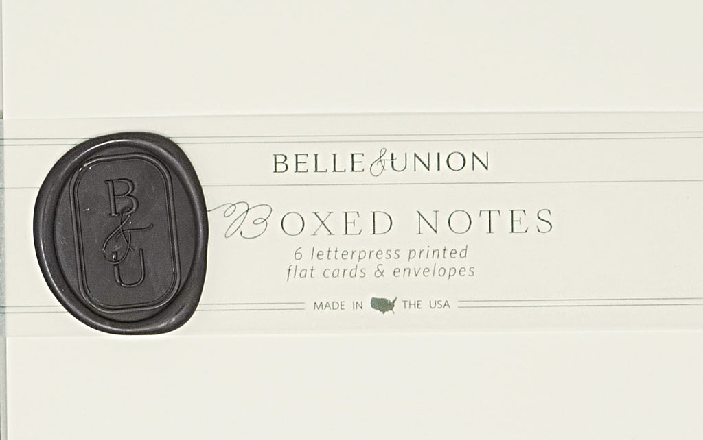 Note Card Set | Set of 6 | Holiday Ornaments | Belle & Union