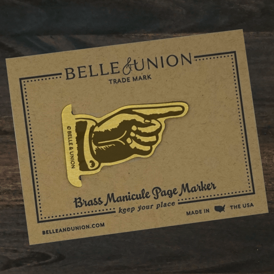 Brass Manicule Page Marker | Belle & Union