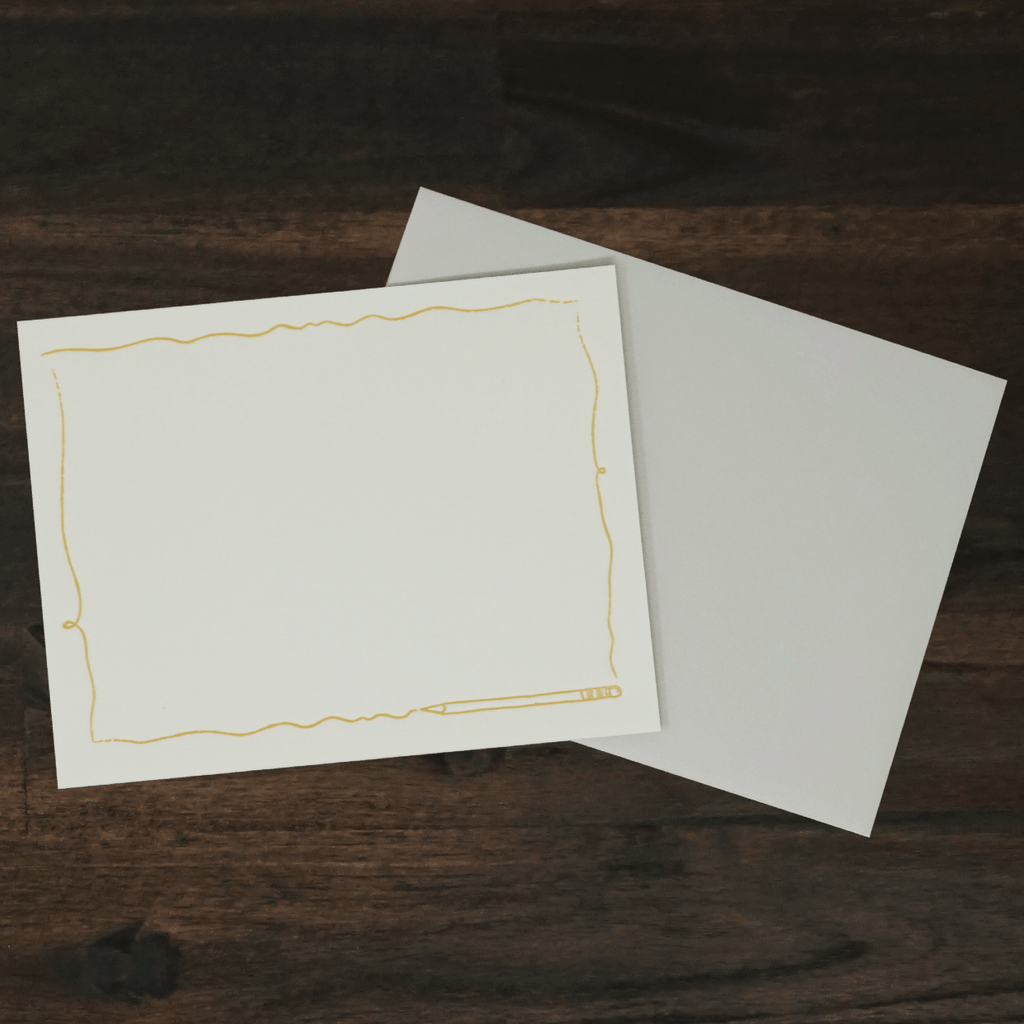 Note Card Set | Set of 6 | Pencil | Belle & Union