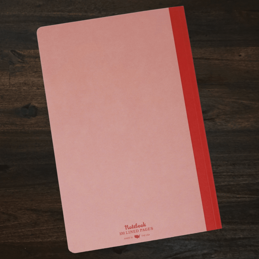 Lined Notebook Journal | Pink Snail | Belle & Union