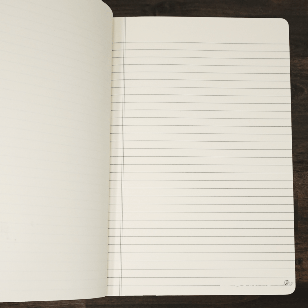 Lined Notebook Journal | Pink Snail | Belle & Union