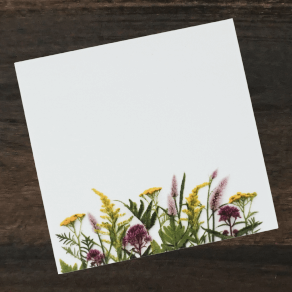 DISCOUNTED | Sticky Notes | Wildflowers of Summer | Bottle Branch