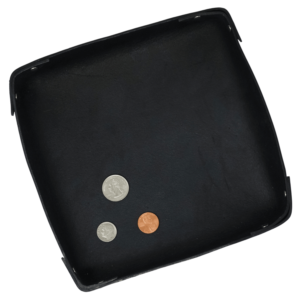 Leather Valet Tray | Black | Dichotomie Studio