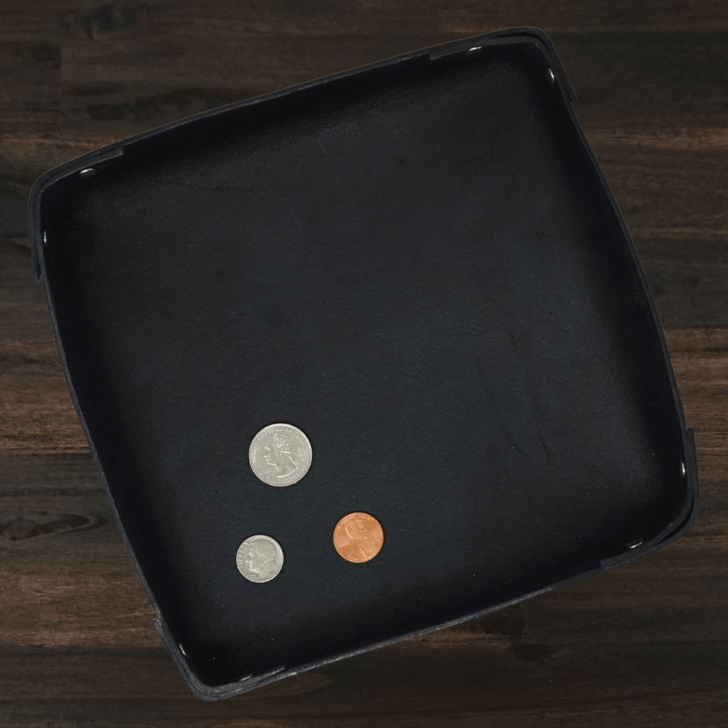 Leather Valet Tray | Black | Dichotomie Studio