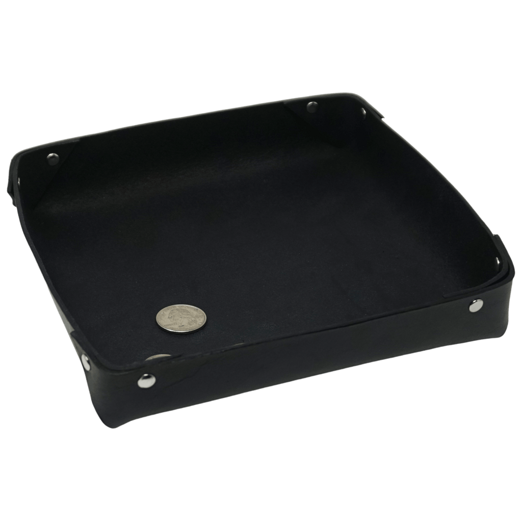 Leather Valet Tray | Black | Dichotomie Studio