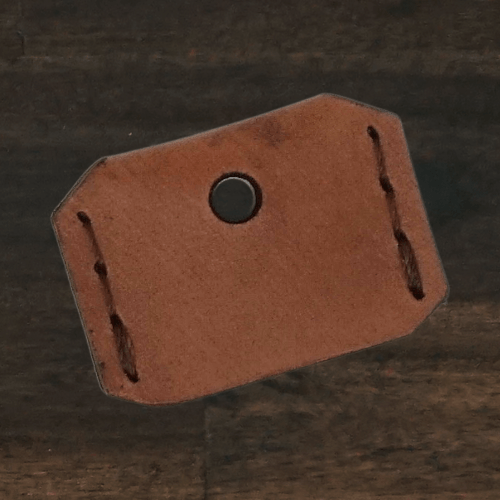 Leather Key Topper | Light Brown | Dichotomie Studio