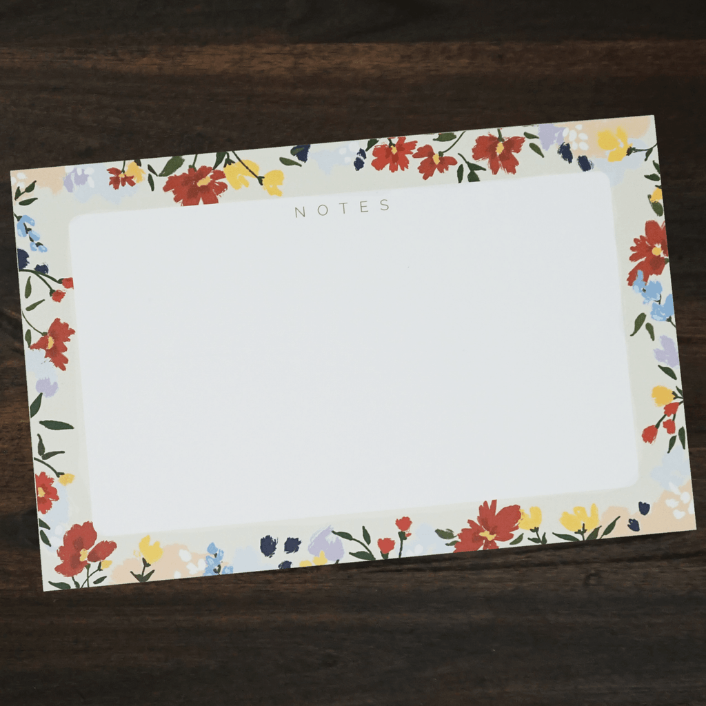 Notepad | Floral Neutrals | Ginably