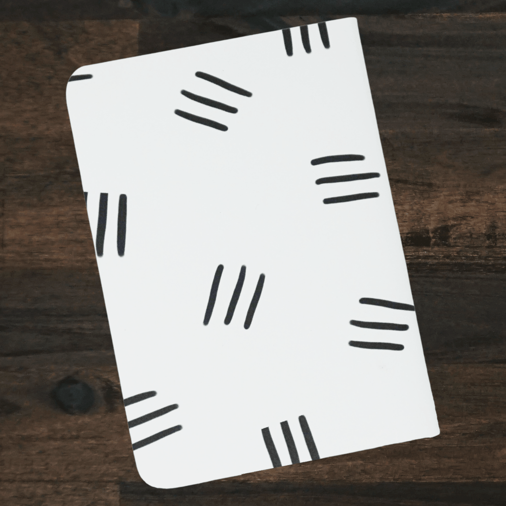Pocket Journal | Black Line Pattern | Joy Paper Co.
