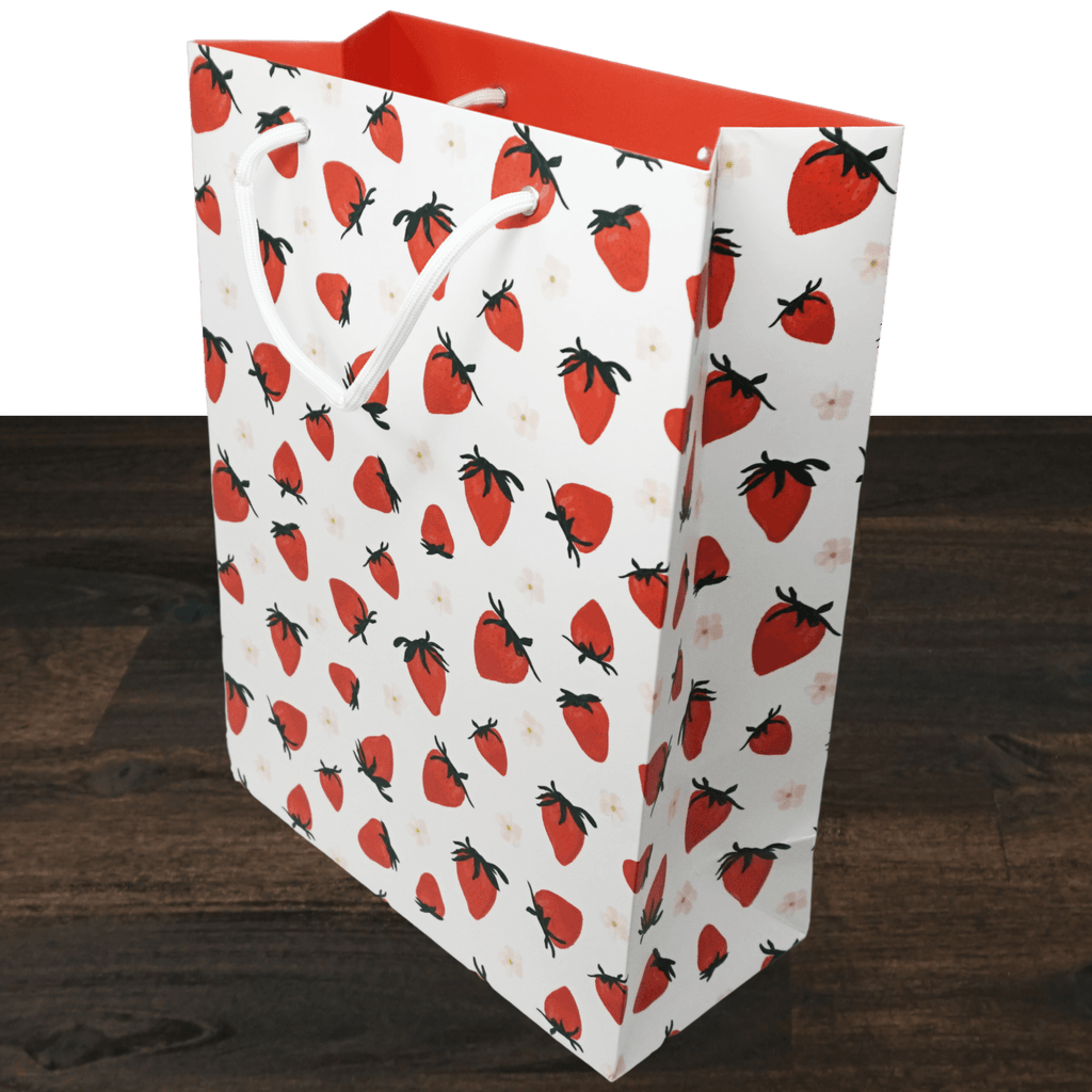 Gift Bag | Strawberries | Joy Paper Co.