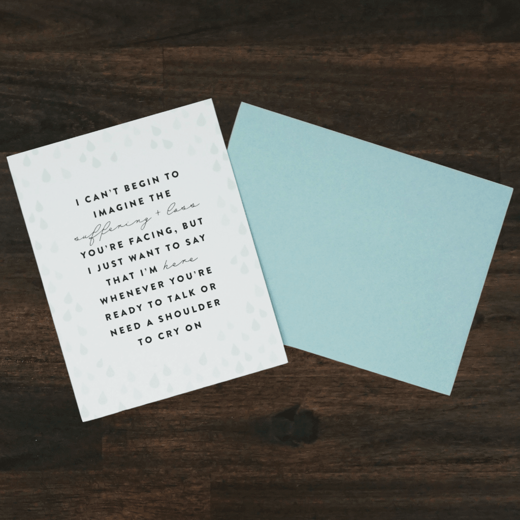 Suffering & Loss Sympathy Card | Joy Paper Co.