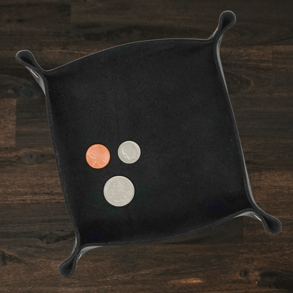 Leather Valet Tray | Small | Black | Lindy Leather