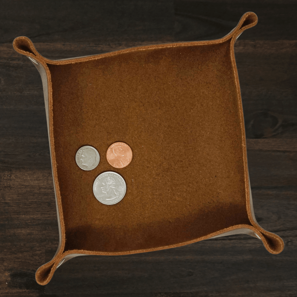 Leather Valet Tray | Small | Folklore Brown | Lindy Leather
