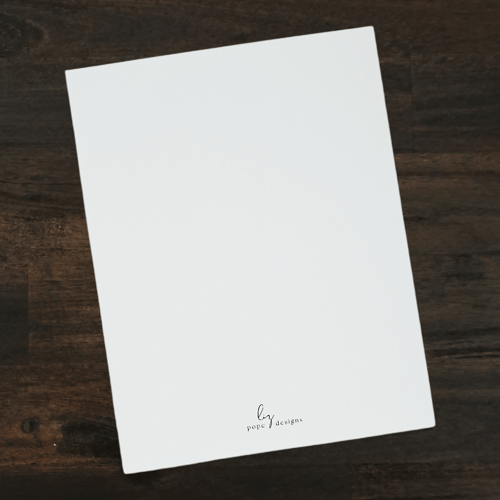 Liz Pope Designs Card Back