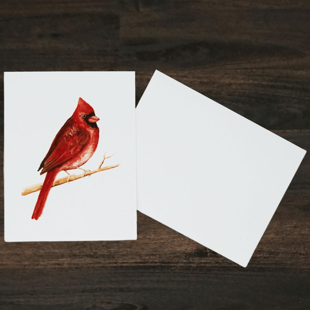 Cardinal Card | Liz Pope Designs