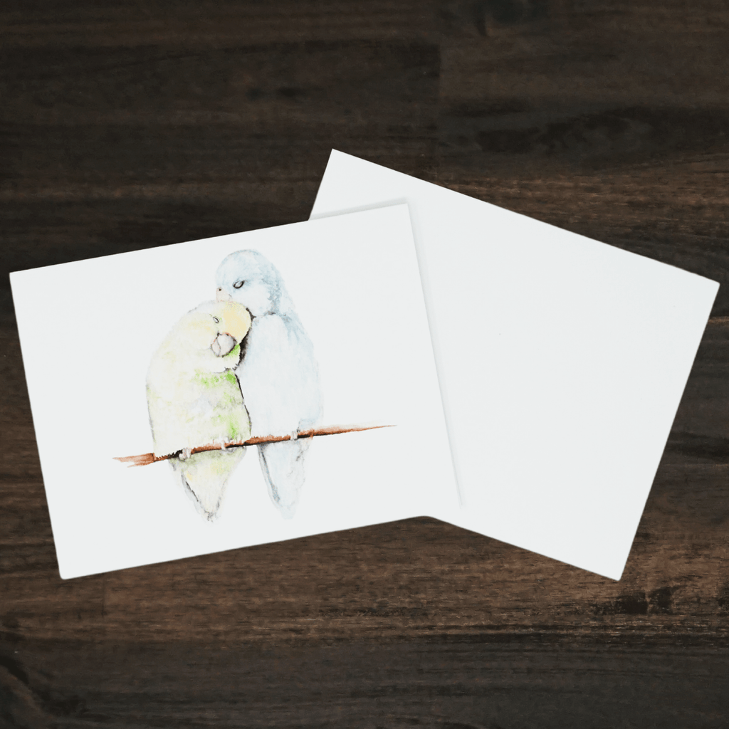 Two Lovebirds Card | Liz Pope Designs