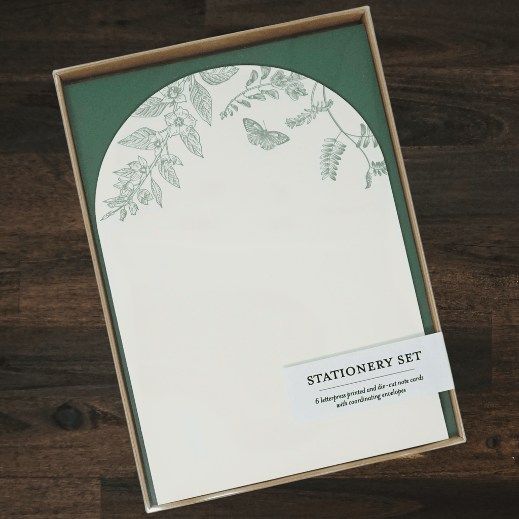 Stationery Set | 6 Note Cards | Meadow | Pistachio Press