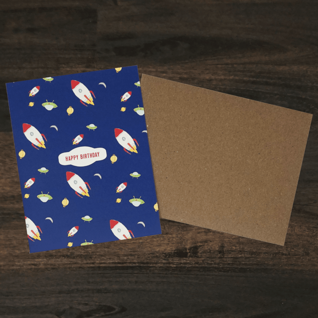 Space Birthday Card | re:mused studio