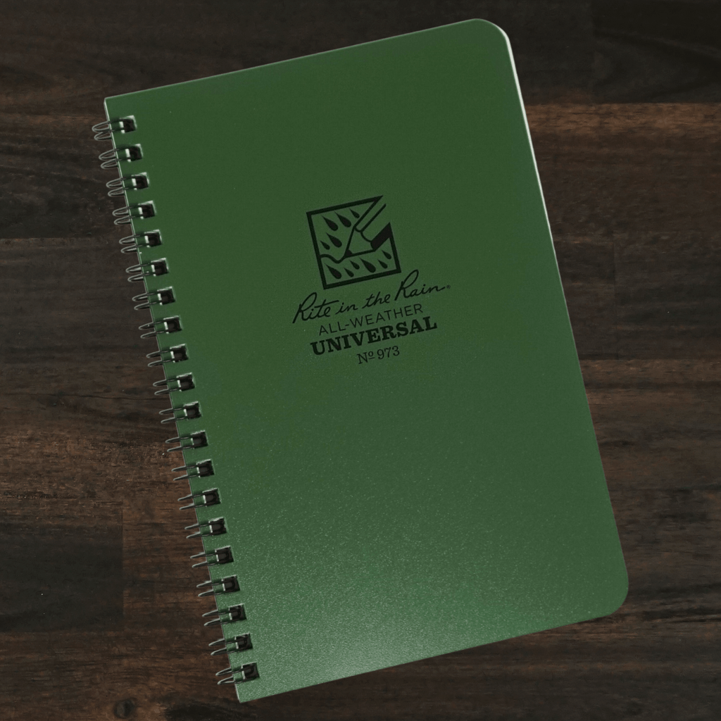 Spiral Notebook | 4.625" by 7" | Green | Rite in the Rain