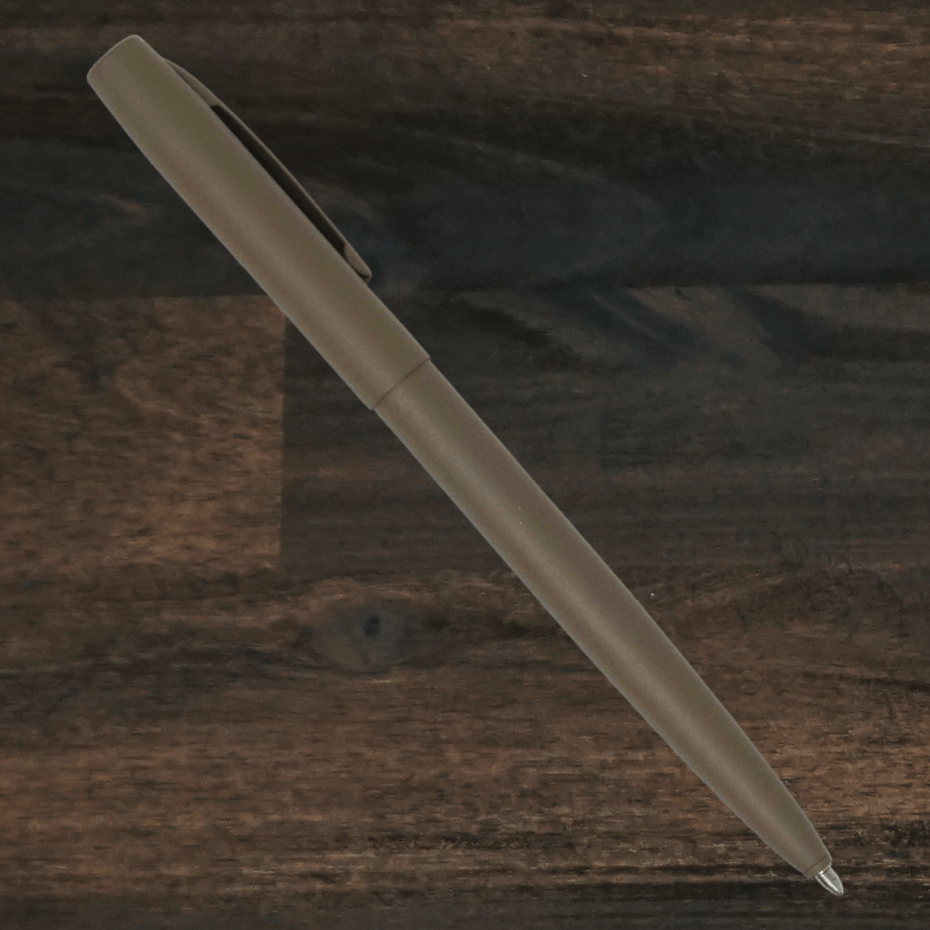 All-Weather Metal Clicker Pen | Dark Tan | Rite in the Rain