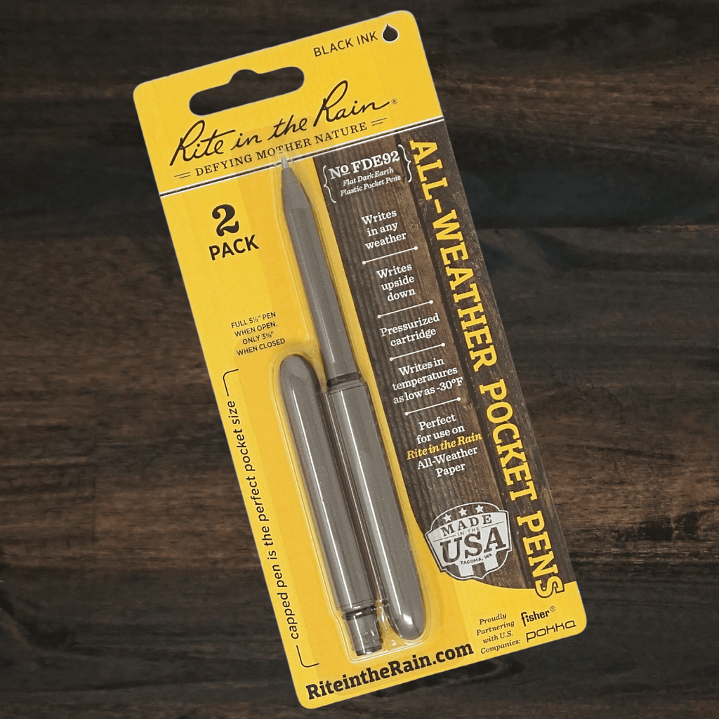 All-Weather Pocket Pen | Two Pack | Flat Dark Earth | Rite in the Rain