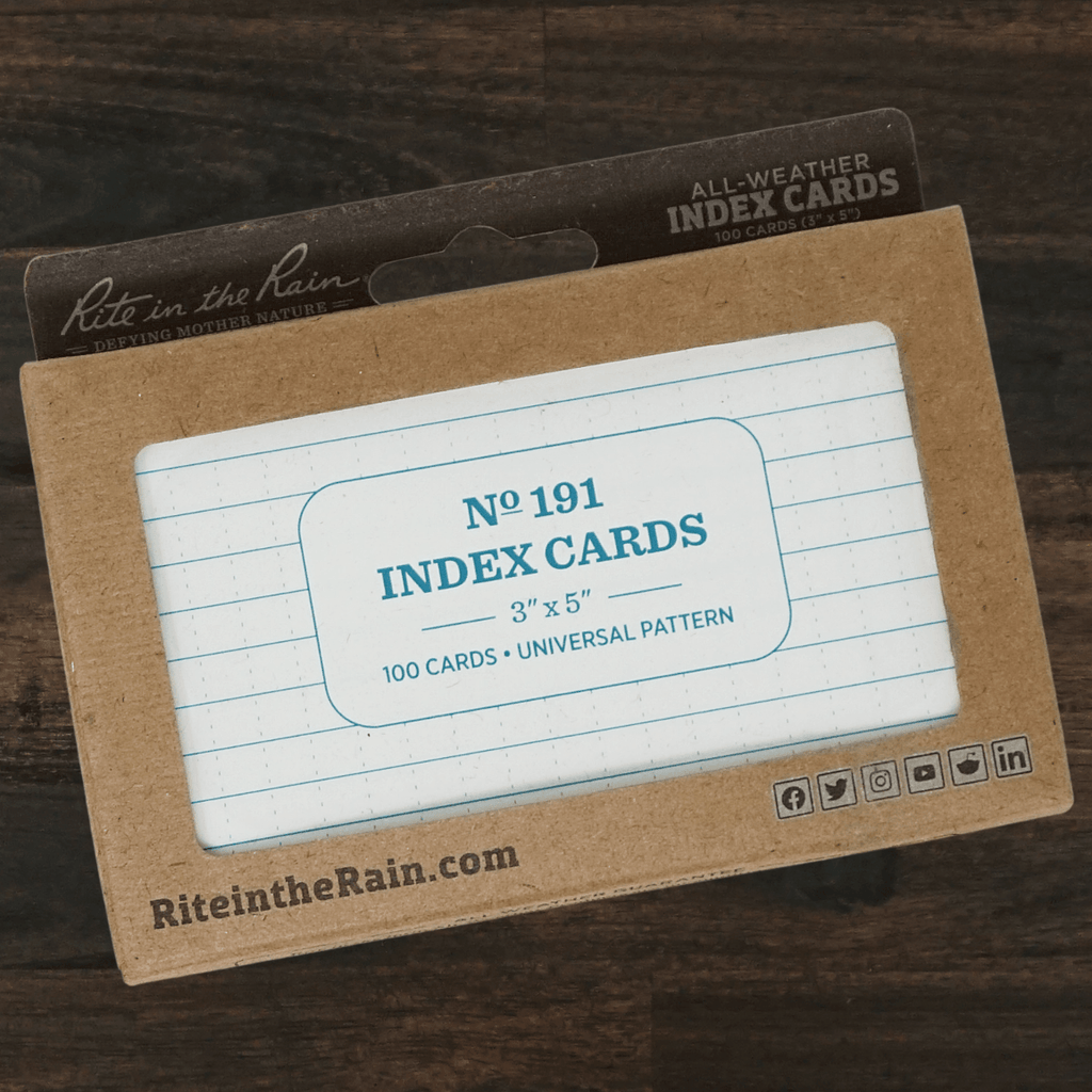 Waterproof Index Cards | Pack of 100 | Rite in the Rain