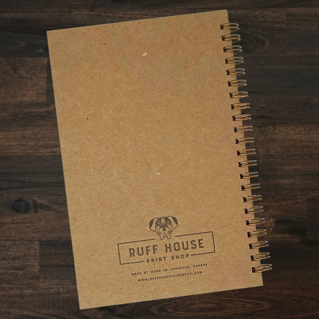 Ruler Grid Undated Weekly Planner Journal | Peppercorn | Ruff House Print Shop