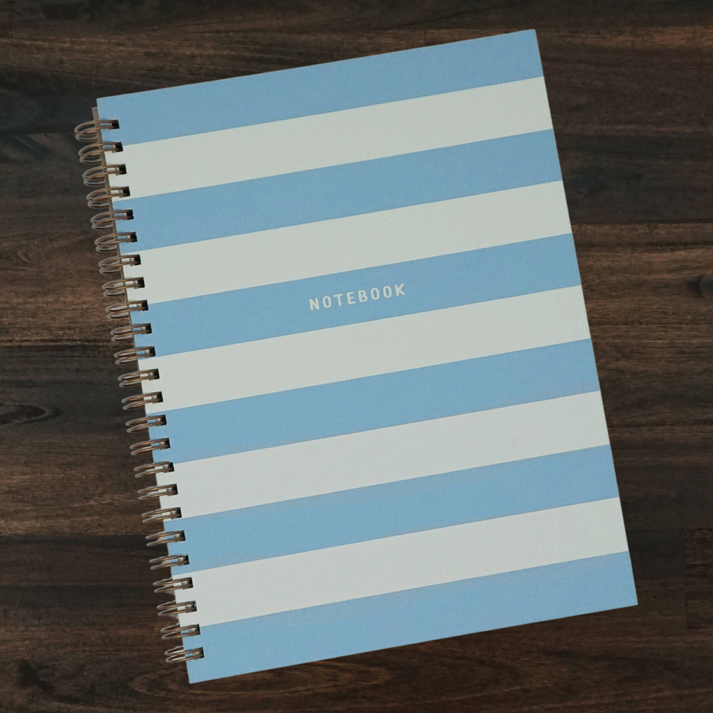 Striped Journal Lined Notebook | Ruff House Print Shop