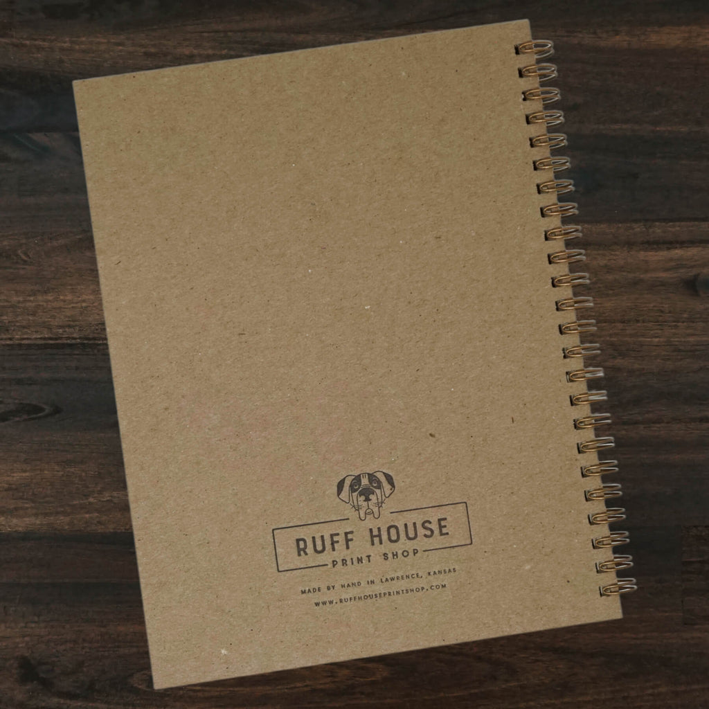 Striped Journal Lined Notebook | Ruff House Print Shop