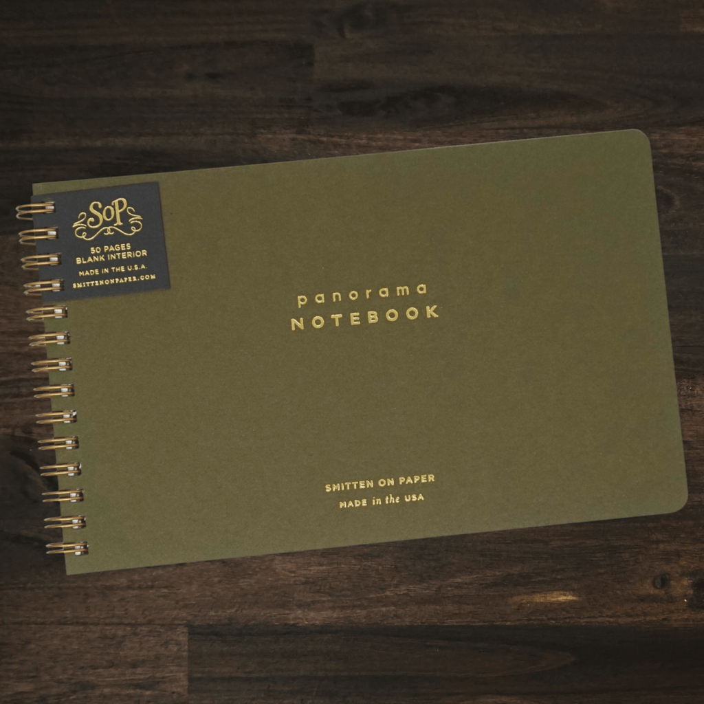 Panorama Notebook | Deep Woods | Smitten on Paper