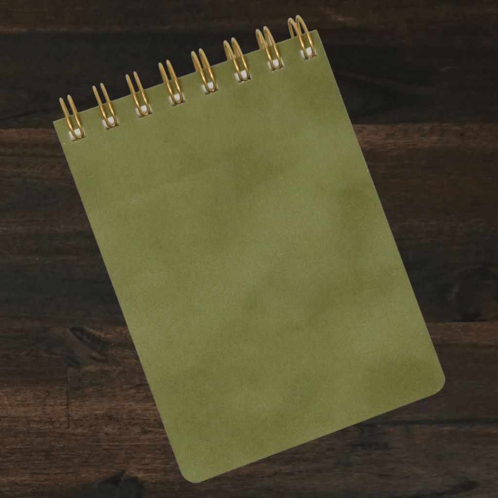 Reporter Notebook | Velvet Moss | Smitten on Paper