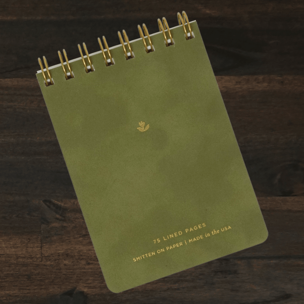 Reporter Notebook | Velvet Moss | Smitten on Paper